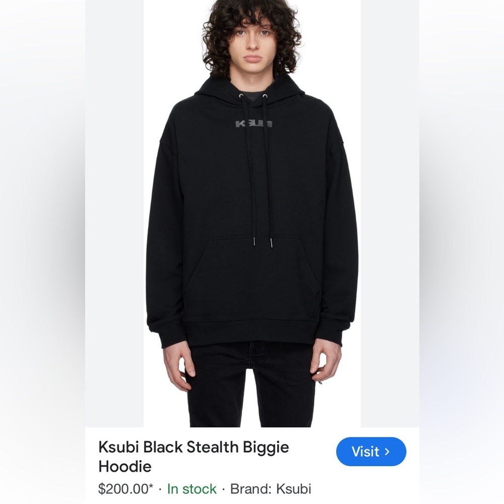 Ksubi Black Hoodie